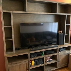 Living Spaces Entertainment Center/Coffee Table